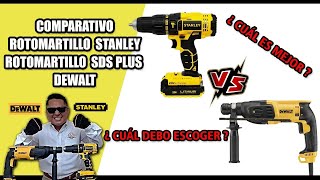 Cincelador SDS PLUS vs Taladro dewalt stanleylatam [upl. by Fogarty]