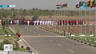 ARRIVAL PRESIDENT OF GUINEABISSAU AT BANJUL INTERNATIONAL AIRPORT [upl. by Rice]