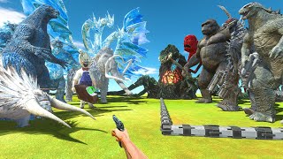 FPS Avatar Rescues Kaiju Monsters and Fights Ice Monsters  Animal Revolt Battle Simulator [upl. by Prissy]