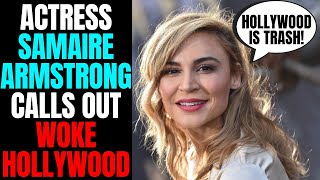 Actress Samaire Armstrong Puts Woke Hollywood On Blast  Speaks Out About Racism Cancel Culture [upl. by Scuram]