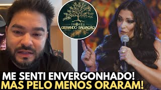 Yudi Tamashiro vai embora do Troféu Gerando Salvação após fala de Raquel Santiago Cantoras o apoiam [upl. by Ynohtnacram]