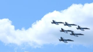 CF18 Hornet Mass Attack 2019 Bagotville [upl. by Leind]