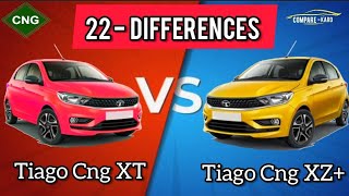 Tata Tiago XT cng vs Xz Cng  Detailed Comparison in Hindi of Tiago Cng Top Models [upl. by Favianus939]