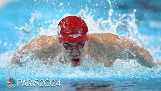 China edges Team USA France in the CLOSEST OF FINISHES to 4x100m medley relay  Paris Olympics [upl. by Aninotna]