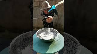 slow motion effect video water slowmotion youtubeshorts asmr [upl. by Sokairyk]