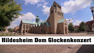 HILDESHEIM D Hoher Dom St Mariä Himmelfahrt Glockenkonzert am 14082024 [upl. by Letnwahs543]