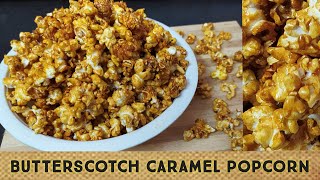 Butterscotch caramel popcorn recipe  Kids favorite snack  Fathis Tenkasi Samayal [upl. by Tnomal653]