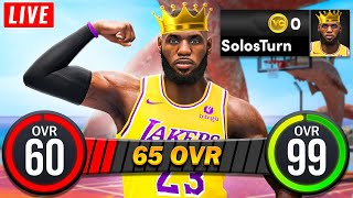 LeBron James 60 to 99 OVR No Money Spent in NBA 2K24 65 OVR Best Build LeBron James Build 2K24 [upl. by Jada]