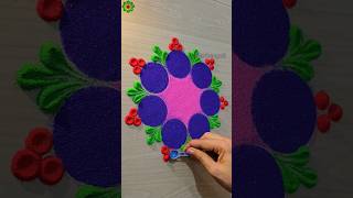 Rangoli designs for diwali simple and easy rangolidesign diwalirangoli shorts [upl. by Jabin204]