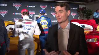 CARS 3 quotJeff Gorvettequot Jeff Gordon NASCAR Interview [upl. by Ramedlab597]