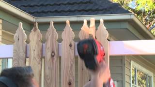 How To Install Pickets For A Picket Fence  DIY At Bunnings [upl. by Esbenshade]