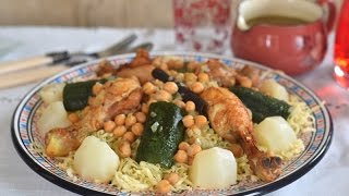 cuisine algérienne rechta algéroise pour le mawlid nabawi وصفة الرشتة العاصمية [upl. by Kcirredal]