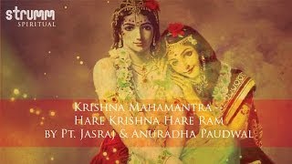 Hare Krishna Hare Ram  Pt Jasraj  Anuradha Paudwal  Hare Krishna Mahamantra [upl. by Yramesor]