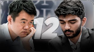 INACREDITÁVEL Gukesh vs Ding  Rodada 12 [upl. by Ahsyen]