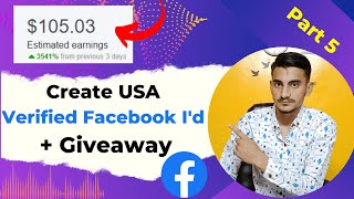 How To Create Verified USA Facebook Account In RDP 2022  Part 5  Facebook Instream Ads Course [upl. by Annail666]