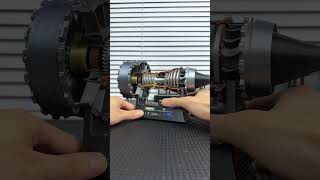 Turbofan speed big competition automobile enginemodel turban 3dprinting 3dengine 3dprinted [upl. by Borries]