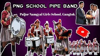 Png School Pipe Band Display 15th Aug 2022 at Guard Ground  PNG Gangtok [upl. by Nylodnew]