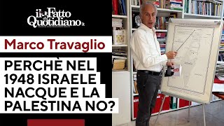 194849 Prima guerra araboisraeliana Travaglio spiega la storia de Israele e i palestinesi [upl. by Nadab]