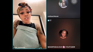 CUTIE ACHIEVER IS LIVE FT THE BIG 3 SHELLY AND MISSRFABULOUS KASEY MCKELLAR VS VALENTINA PART 1 [upl. by Anaihs]