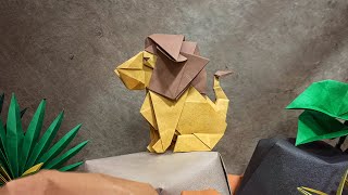 Origami Lion by Syn Jiahui Li [upl. by Eittod19]