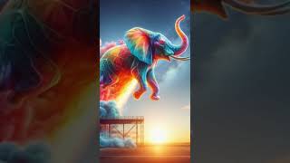 Elephant in space aiart music animals [upl. by Cerellia]