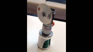 Stirling Engine made of scrap [upl. by Euqinobe]