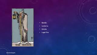 Aula 10  Curso de introdução ao tarot  O Eremita [upl. by Lewert]