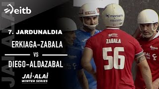 JAI ALAI WINTER SERIES 1edizioa ErkiagaZabalaDiegoAldazabal 7 jardunaldia [upl. by Hendrika]