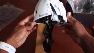 Overade Plixi Folding Bike Helmet White Unboxing [upl. by Meridith449]