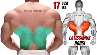 17 BEST LAT WORKOUT WITH DUMBBELLS BARBELL AND CABLE ONLY AT GYM [upl. by Lesiram]