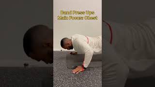 3 exercises to grow your chest from home using bands chestworkout homeworkout [upl. by Enyrehtak]