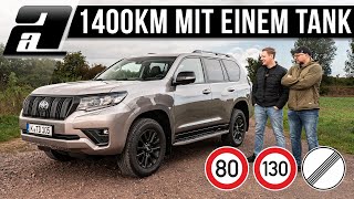 2023 Toyota Land Cruiser vs WLTP  SO viel verbraucht er wirklich  80 vs 130 vs VOLLGAS [upl. by Windy]