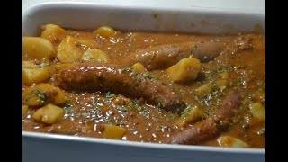 Saucisses lentilles pommes de terre cookeo [upl. by Aiuqenehs]