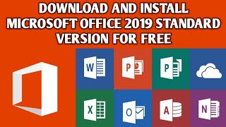 How to Download Microsoft OFFICE 2019  Install MS Office for PC [upl. by Dajma]