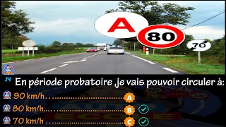 Nouvelle 40 questions dexamen de code de la route 2022 Serie 1 [upl. by Bethina]