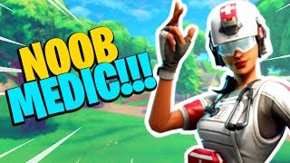 NOOB MEDIC NEW FIELD SURGEON SKIN Fortnite Battle Royale Gameplay [upl. by Dev]