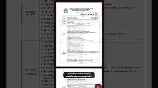 BA final semester time table degree 3rd year Kakatiya University apgovernment jagan telugunri [upl. by Rigby]