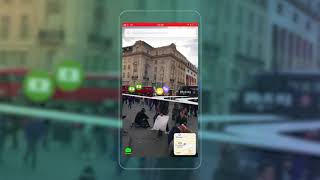 Welcome to ‘AR City’ Beta Augmented Reality Maps and Navigation by Blippar [upl. by Rukna651]