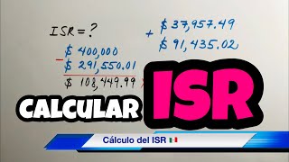 Cómo Calcular el ISR Impuesto Sobre la Renta Bien fácil y Rápido [upl. by Cul914]