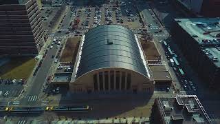 Drone tour of The Armory Minneapolis event venue [upl. by Nnylireg506]