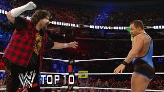 Santinos most memorable moments  WWE Top 10 [upl. by Abernon]