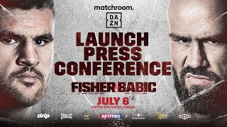 Johnny Fisher Vs Alen Babic Plus Undercard Press Conference [upl. by Okeim]