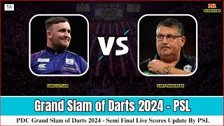 Luke Littler vs Gary Anderson  Grand Slam of Darts 2024  Littler Darts Live Score Update today [upl. by Catharine]