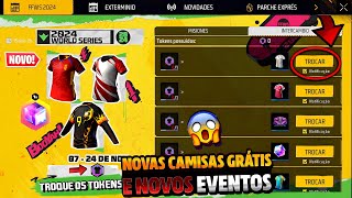 ATENÇÃO PEGUE AS NOVAS CAMISAS GRÁTIS MELHOR EVENTO CUBO MÁGICO EVENTO E ATUALIZAÇÃO  FREE FIRE [upl. by Atinihc]