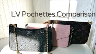 INDEPTH REVIEW  LOUIS VUITTON POCHETTE ACCESSOIRES FELICIE POCHETTE EASY POUCH ON STRAP [upl. by Ertha]