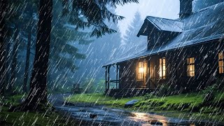 Rain Sounds for Sleep  Open Window Rain Sounds  Heavy Rain Sounds  12 hour [upl. by Chelton]