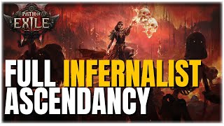 Path Of Exile 2  Witch INFERNALIST Ascendancy Nodes Very Powerful Demon Ascendancy [upl. by Hunter]