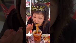 TRYING BIRRIA RAMEN NOODLES FOR THE FIRST TIME mukbang shorts viral [upl. by Marutani832]