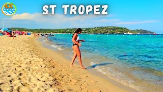 Beach Walk St Tropez 4K 🧡 Pampelonne Beach 💛 4th September 2021 [upl. by Sinylg]