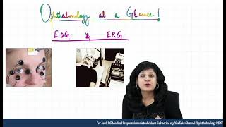 Ophthalmology at a Glance  EOG amp ERG  Dr Niha Aggarwal [upl. by Barbette]